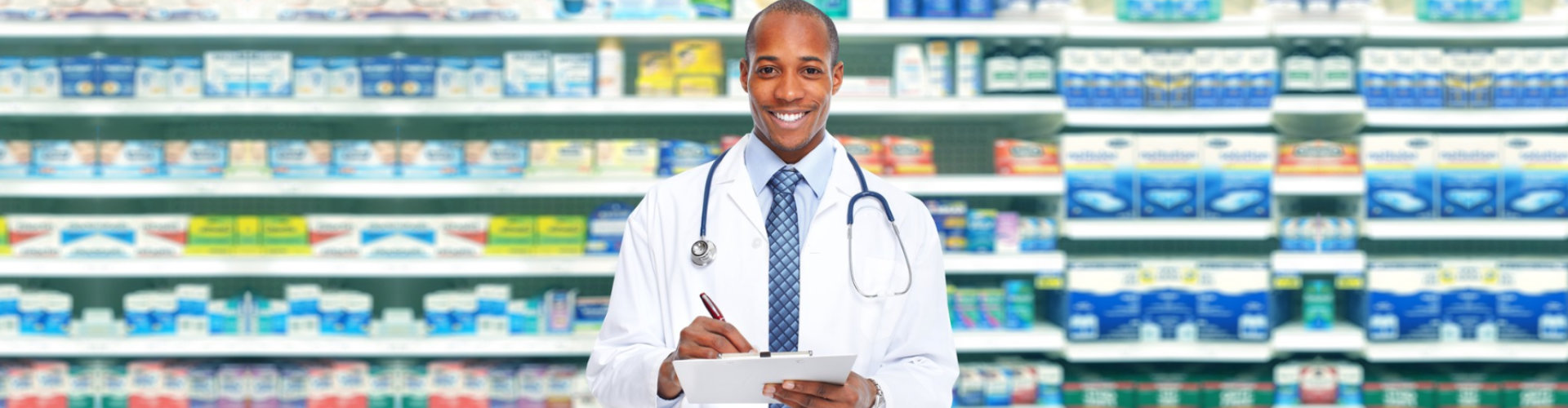 pharmacist smiling